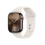 Apple Watch Series 10 Serie 10 GPS + Cellular 42mm Cassa in Titanio color Oro con Galassia Sport Band - M/L