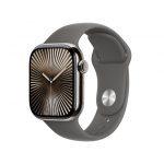 Apple Watch Series 10 Serie 10 GPS + Cellular 42mm Cassa in Titanio con Stone Grey Sport Band - M/L