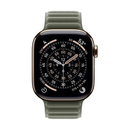 Apple Cinturino a maglie magnetico grigio salvia (42 mm) - S/M