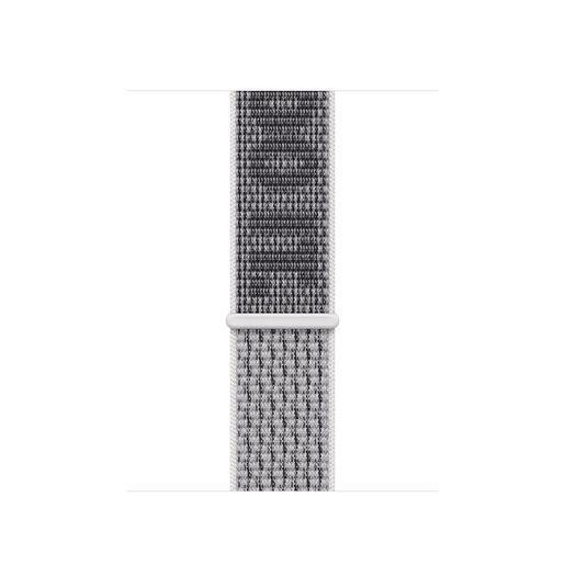 Apple Nike Sport Loop bianco ghiaccio/nero (41 mm)