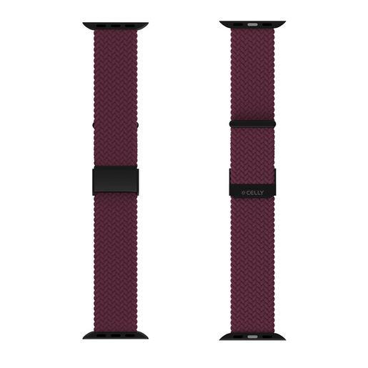 Celly WBANDBRAIDEDVL accessorio indossabile intelligente Band Bordeaux