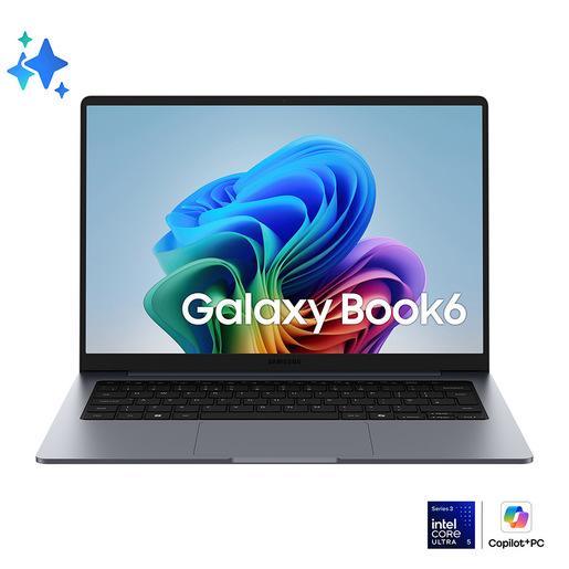 Samsung Galaxy Book6 (14'', Ultra 5 325, 16GB), Copilot+PC, Processore lntel® Core™ Ultra 5 325, 512GB, Batteria a lunga durata, portatile, design sottil