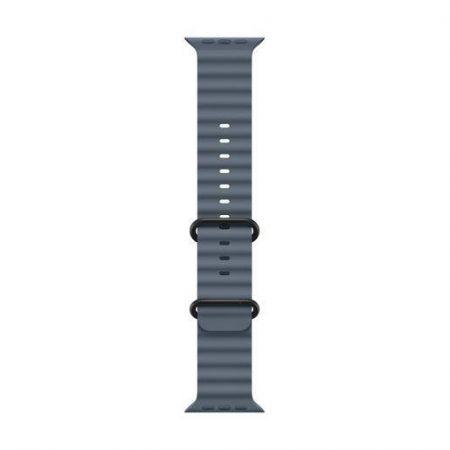 Apple Cinturino Ocean blu salmastro (49 mm) - Titanio nero