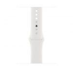 Apple Cinturino Sport bianco (45 mm)