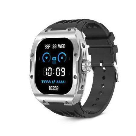 Ksix Hero 4,95 cm (1.95”) AMOLED 45 mm Digitale 410 x 502 Pixel Touch screen Metallico