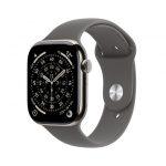 Apple Watch Series 11 GPS + Cellular 42mm Cassa Titanio con Band Grigio Pietra - S/M