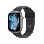 Apple Watch Series 11 GPS + Cellular 42mm Cassa Alluminio Grigio Siderale con Sport Band Nero - S/M