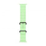Apple Cinturino Ocean verde neon (49 mm) - Titanio nero