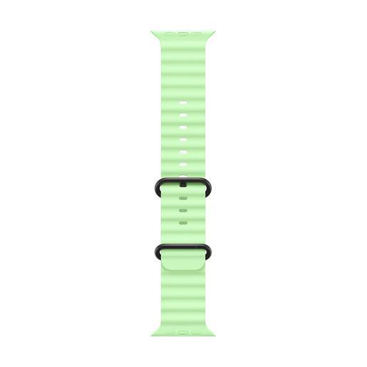 Apple Cinturino Ocean verde neon (49 mm) - Titanio nero
