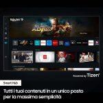 Samsung Series 7 TV UE43CU7170UXZT Crystal UHD 4K, Smart TV 43'' Processore Crystal 4K, OTS Lite, Black 2023