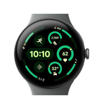 Google Pixel Watch 3 AMOLED 45 mm Digitale Touch screen Grigio Wi-Fi GPS (satellitare)