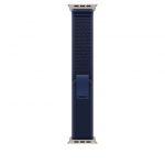 Apple Trail Loop blu (49 mm) - S/M - Titanio naturale