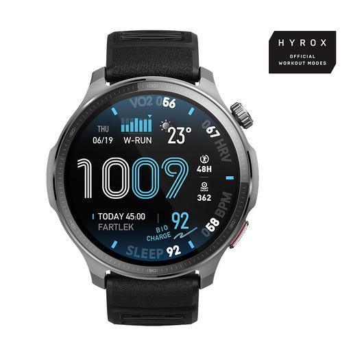 Amazfit Balance 2 XT 3,81 cm (1.5'') AMOLED Digitale 480 x 480 Pixel Touch screen Nero Wi-Fi GPS (satellitare)