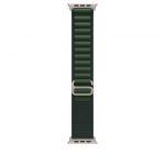 Apple Alpine Loop verde scuro (49 mm) - Large - Titanio naturale
