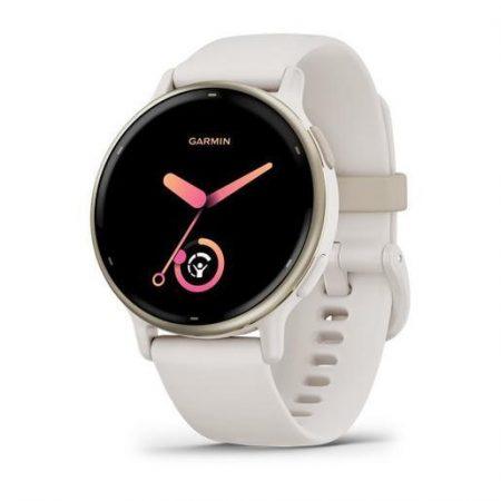 Garmin Vivoactive 5 3,05 cm (1.2'') AMOLED 42 mm Digitale 390 x 390 Pixel Touch screen Bianco Wi-Fi GPS (satellitare)