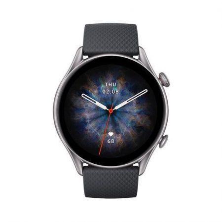 Amazfit GTR3PROGB smartwatch e orologio sportivo 3,68 cm (1.45”) AMOLED Digitale Nero GPS (satellitare)