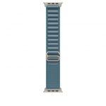 Apple Alpine Loop blu chiaro (49 mm) - Small - Titanio naturale