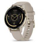 Garmin Venu 3S 3,05 cm (1.2'') AMOLED 41 mm Digitale 390 x 390 Pixel Touch screen Oro, Grigio Wi-Fi GPS (satellitare)