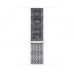 Apple Nike Sport Loop bianco ghiaccio/nero (45 mm)