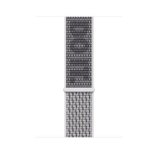 Apple Nike Sport Loop bianco ghiaccio/nero (45 mm)