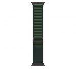 Apple Alpine Loop verde scuro (49 mm) - Small - Titanio nero