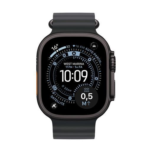 Apple Cinturino Ocean blu navy (49 mm) - Titanio nero
