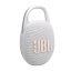 JBL Clip 5, Sistema audio portatile Waterproof e Dustproof con moschettone integrato, Bianco