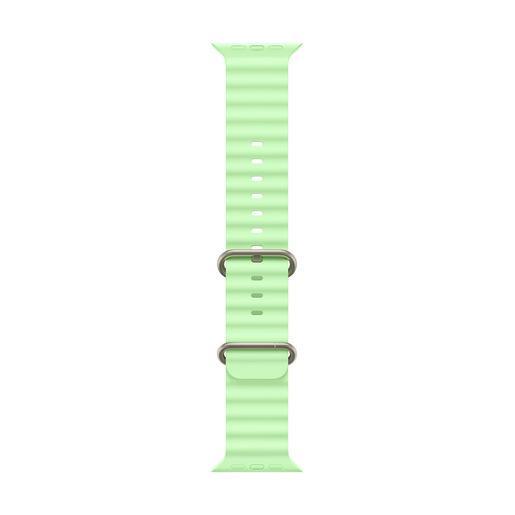 Apple Cinturino Ocean verde neon (49 mm) - Titanio naturale