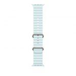 Apple Cinturino Ocean blu ghiaccio (49 mm) - Titanio naturale
