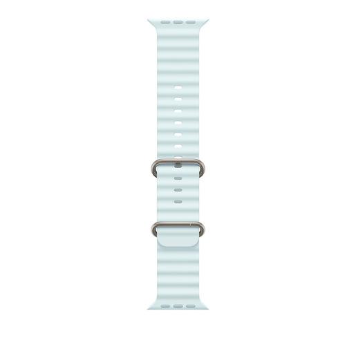 Apple Cinturino Ocean blu ghiaccio (49 mm) - Titanio naturale