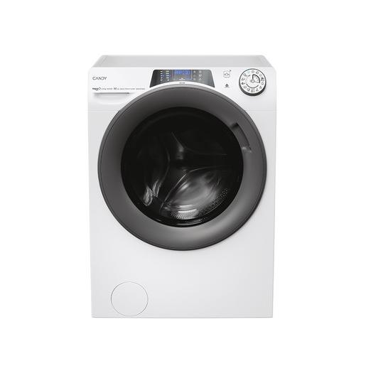 Candy RapidÓ PRO , Lavasciuga Slim 8+5 KG, 20% più efficente della classe A, 1400 giri, Bianco, Inverter, Vapore, Wi-Fi, RPW 4856BWR8-S