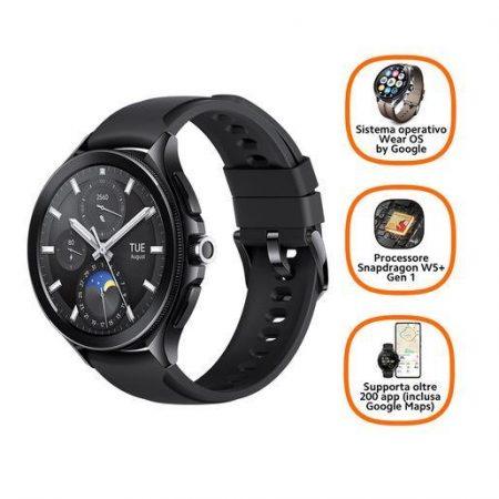 Xiaomi Watch 2 Pro 3,63 cm (1.43'') AMOLED 46 mm Digitale 466 x 466 Pixel Touch screen Nero Wi-Fi GPS (satellitare)