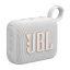JBL Go 4, Sistema audio portatile waterproof e dustproof, Bianco