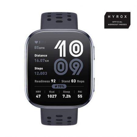 Amazfit Bip 6 Black 5 cm (1.97'') AMOLED Digitale 390 x 450 Pixel Touch screen Nero GPS (satellitare)
