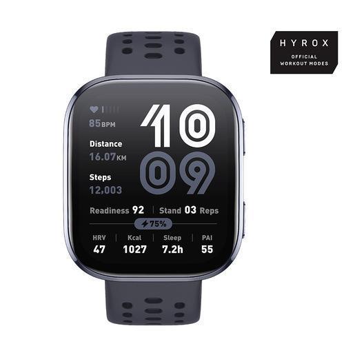 Amazfit Bip 6 Black 5 cm (1.97'') AMOLED Digitale 390 x 450 Pixel Touch screen Nero GPS (satellitare)