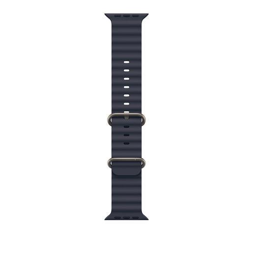 Apple Cinturino Ocean blu navy (49 mm) - Titanio naturale