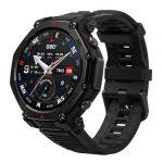 Amazfit T-rex 3 Pro 3,35 cm (1.32'') AMOLED 44 mm Digitale 466 x 466 Pixel Touch screen Nero Wi-Fi GPS (satellitare)