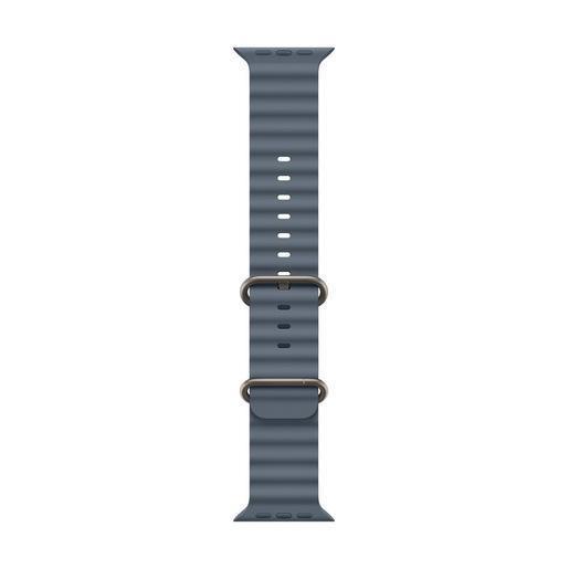 Apple Cinturino Ocean blu salmastro (49 mm) - Titanio naturale