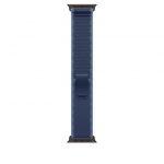 Apple Trail Loop blu/blu acceso (49 mm) - S/M - Titanio nero