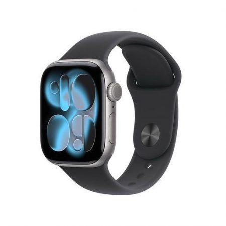 Apple Watch Series 11 GPS + Cellular 42mm Cassa Alluminio Grigio Siderale con Sport Band Nero – M/L
