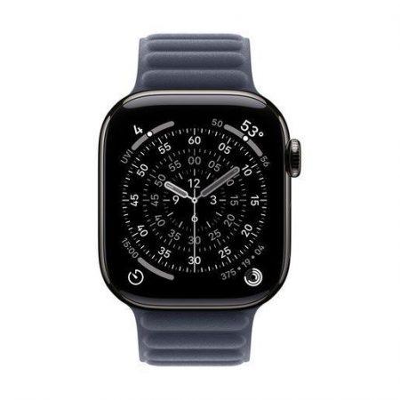 Apple Cinturino a maglie magnetico blu navy (42 mm) - S/M
