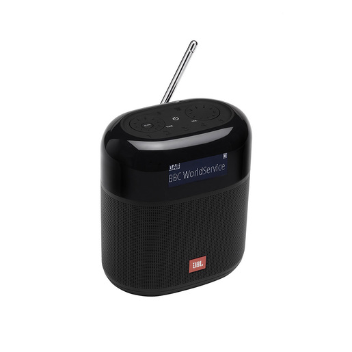 JBL Tuner XL Sistema audio portatile con connettività wireless Bluetooth e radio FM/DAB/DAB+, Nero