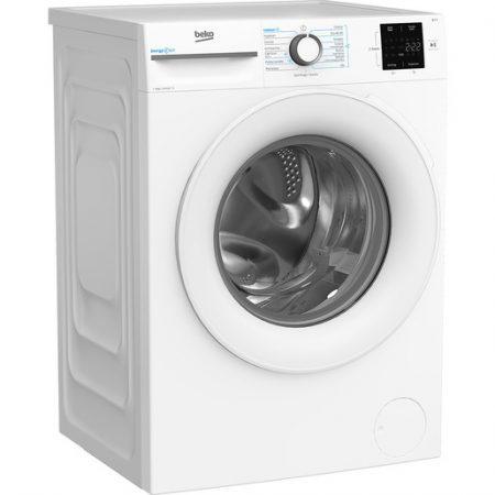 Beko b300 BMWU3821W: Lavatrice 8kg, Classe A, 1200giri, linea estetica NX, motore inverter, Display Touch, oblò bianco, tecnologia EnergySpin™