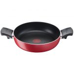 Lagostina Cucina Mediterranea, Tegame 2 Maniglie 26 cm, Antiaderente, Compatibile con Induzione e Gas, Indicatore di Calore