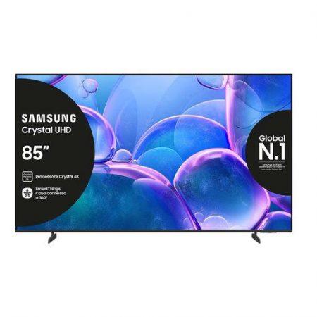 Samsung Crystal UHD 85'' UE85U7000FUXZT 4K, Processore Crystal 4K, HDR, Smart Experience, OTS Lite & Adaptive Sound, Metal Stream Design, Smart TV, 2025