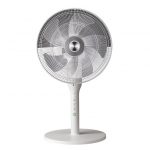 Electroline Ventilatore a piantana 5 pale 40cm rotazione 3D bianco