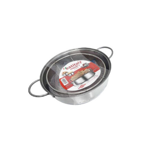 Inoxriv S.p.A. 63910005 padella Wok/padella per cottura al salto Rotondo