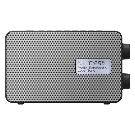 Panasonic Radio DAB+, nero, Bluetooth, protezione IPX4 da spruzzi