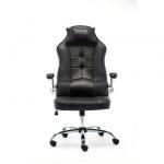 Momo Design MD-GC003OFF-K sedia per videogioco Sedia da gaming per PC Seduta imbottita Nero