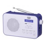 Trevi DAB 7F92 R Portatile Digitale Blu, Bianco